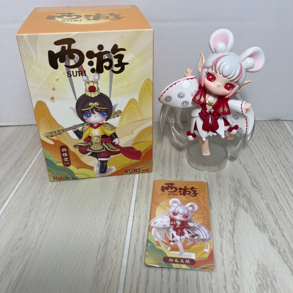 Rolife SURI Journey to the West Series White-Haired Rat Figure Mouse Ears Red C
